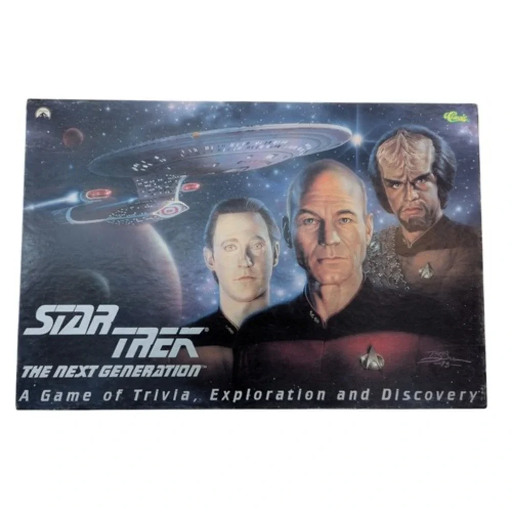 1993 Classic Star Trek Next Generation Game Of Trivia, Exploration & Discovery